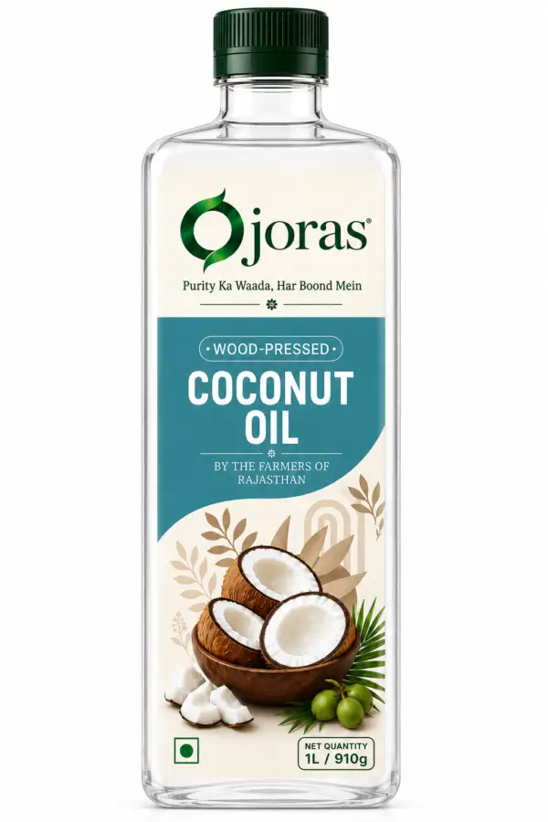 OJORAS Traditional Wooden Kolhu Coconut Oil – 1 Litre