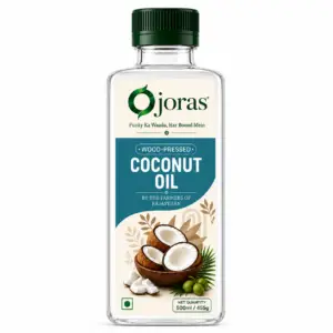 OJORAS Traditional Wooden Kolhu Coconut Oil – 500 ML