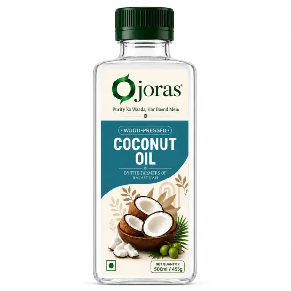 OJORAS Traditional Wooden Kolhu Coconut Oil – 500 ML