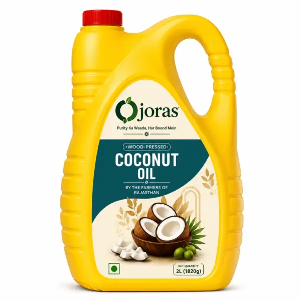 OJORAS Traditional Wooden Kolhu Coconut Oil – 2 Litre